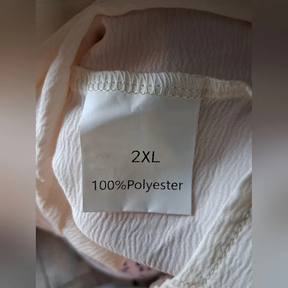 VDJ 2x Womens Blouse Ruffle Sleeve - Picture 7 of 7